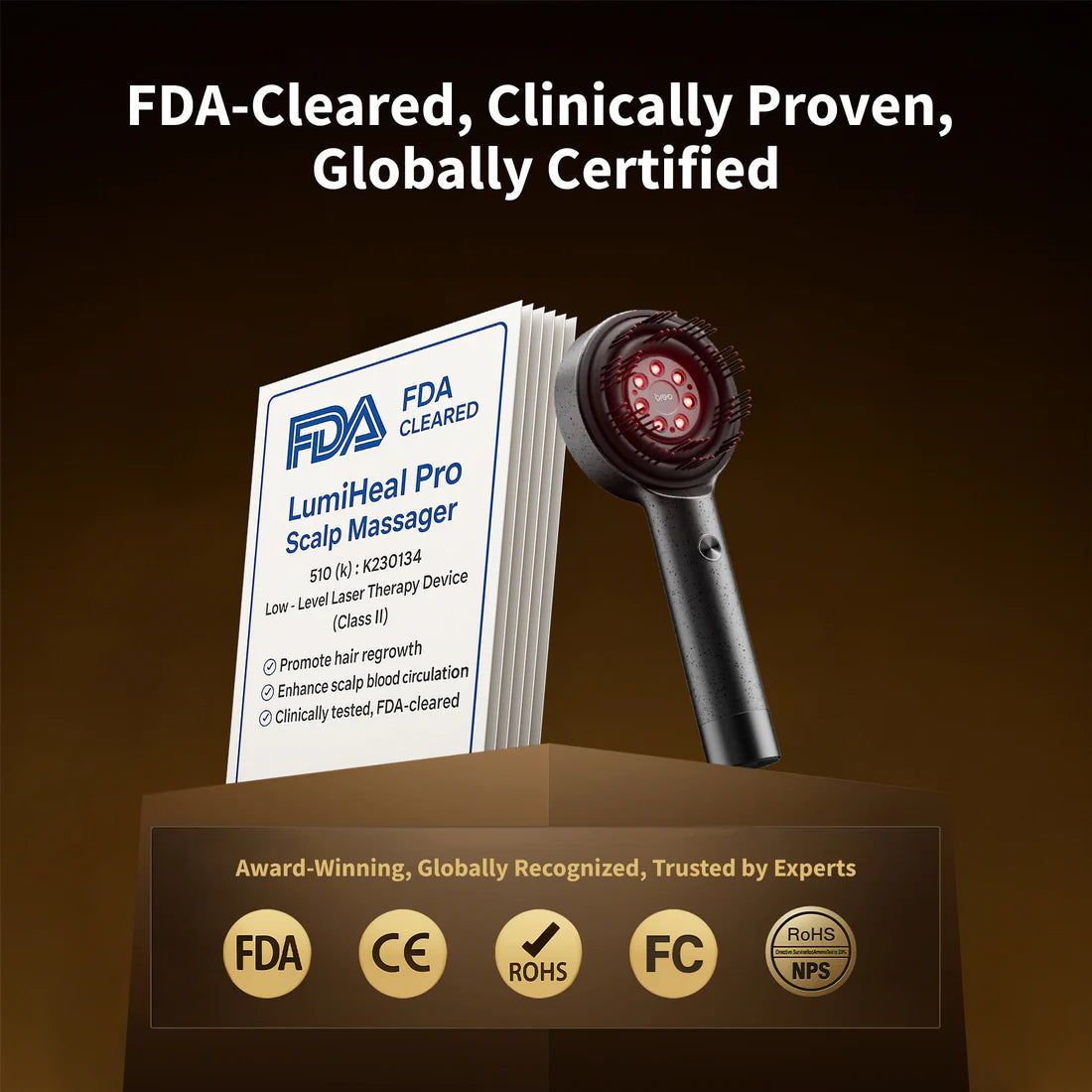 LumiHeal Pro Hair Growth Massager